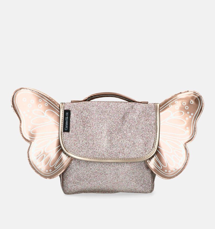 Caramel & cie. Cartable en Or rose pour filles (331416)