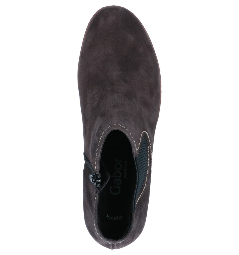 Gabor OptiFit Bottillons en Gris en daim (254007)