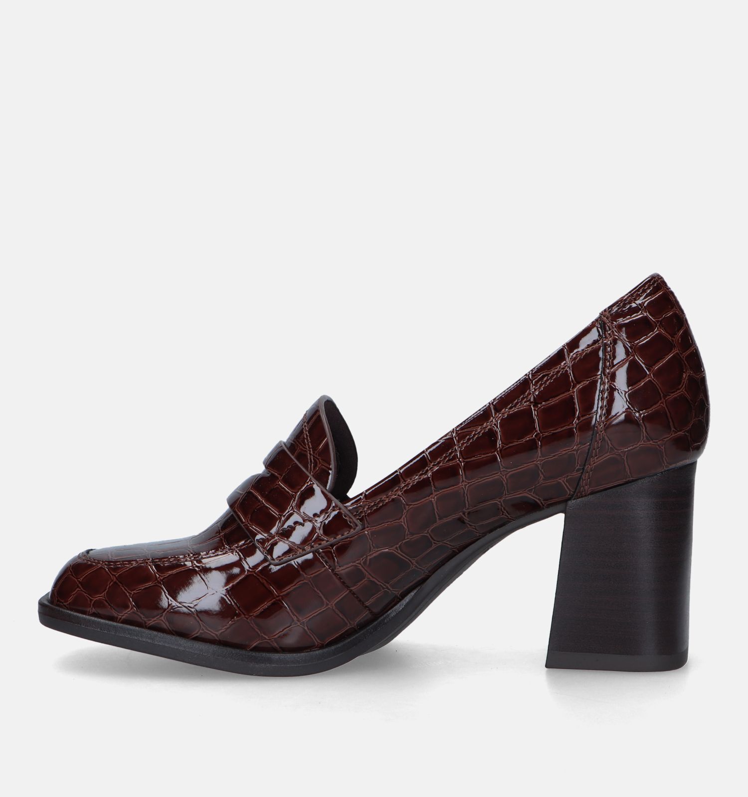 Tamaris Bruine Pumps met blokhak | Dames Pumps | Online op TORFS.BE