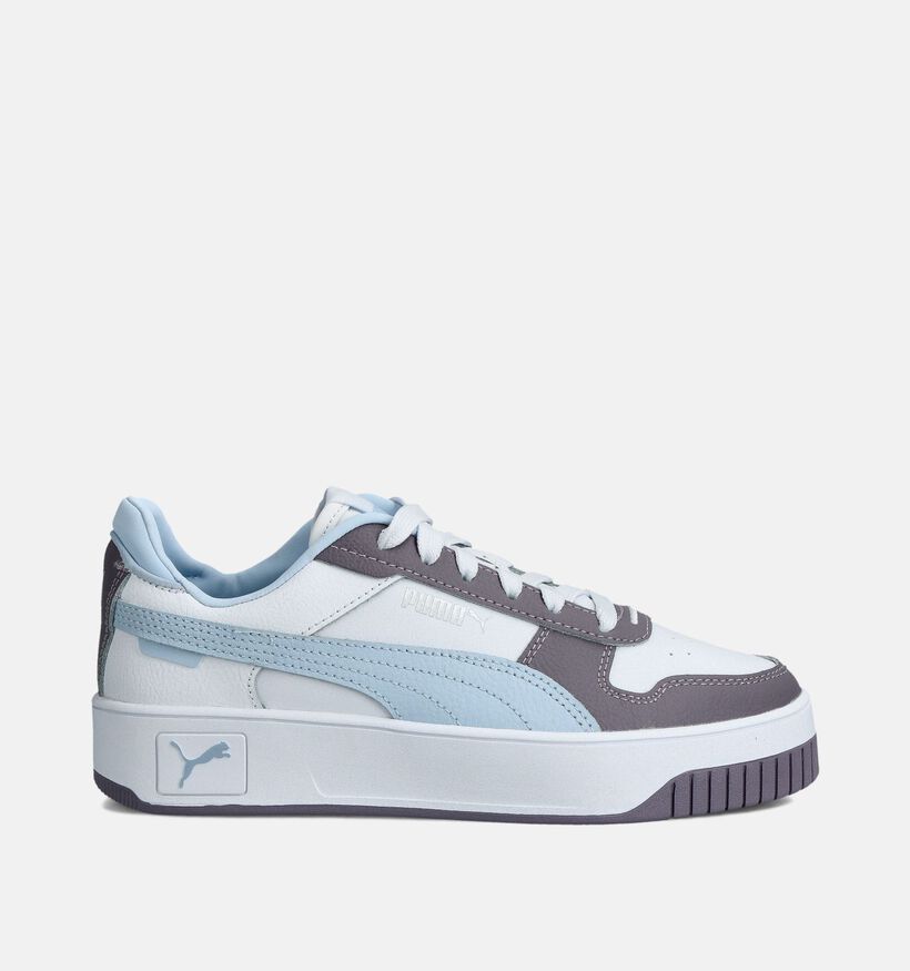 Puma Carina Street Baskets en Blanc Puma Carina Street Baskets basses en Blanc pour filles (359153) - pour semelles orthopédiques