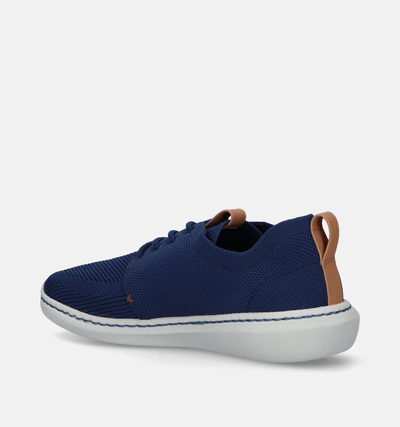 Clarks Step Urban Mix Chaussures à lacets en Bleu pour hommes (337765) - pour semelles orthopédiques