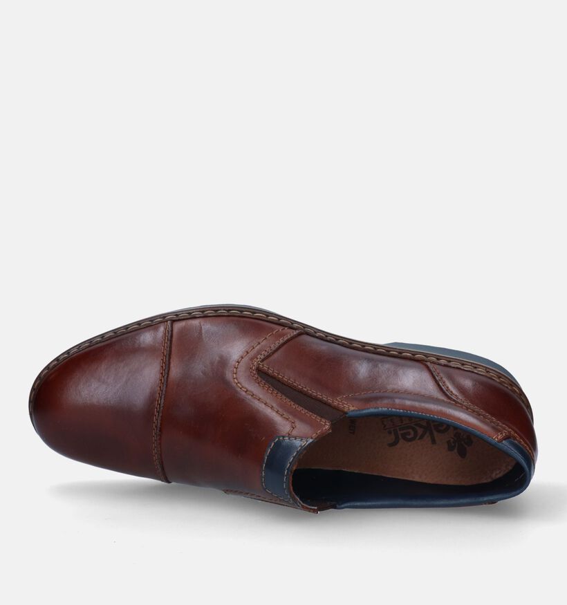Rieker Chaussures à enfiler en Cognac pour hommes (331764)