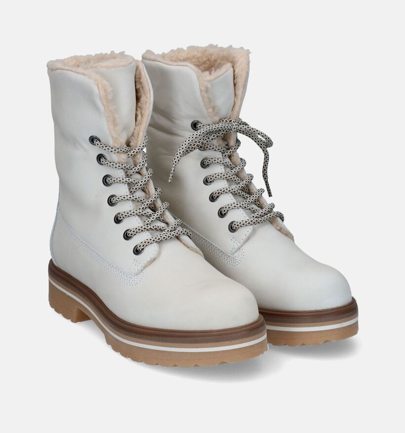 Signatur Odessa Ecru Veterboots voor dames (315787)