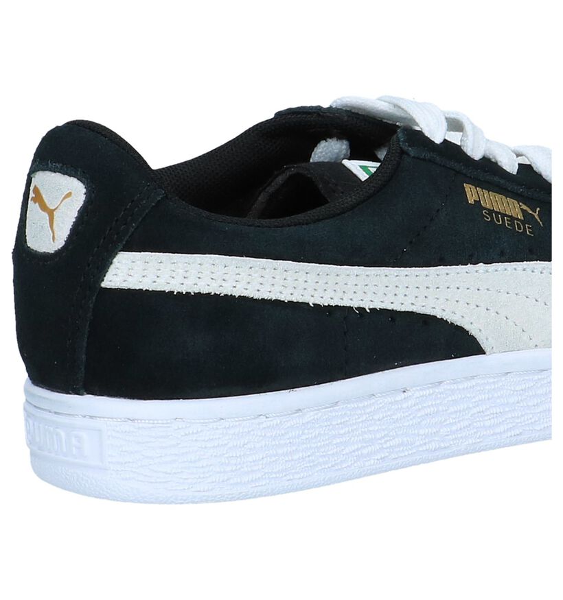Zwarte Sneakers Puma Suede Classic in daim (239496)
