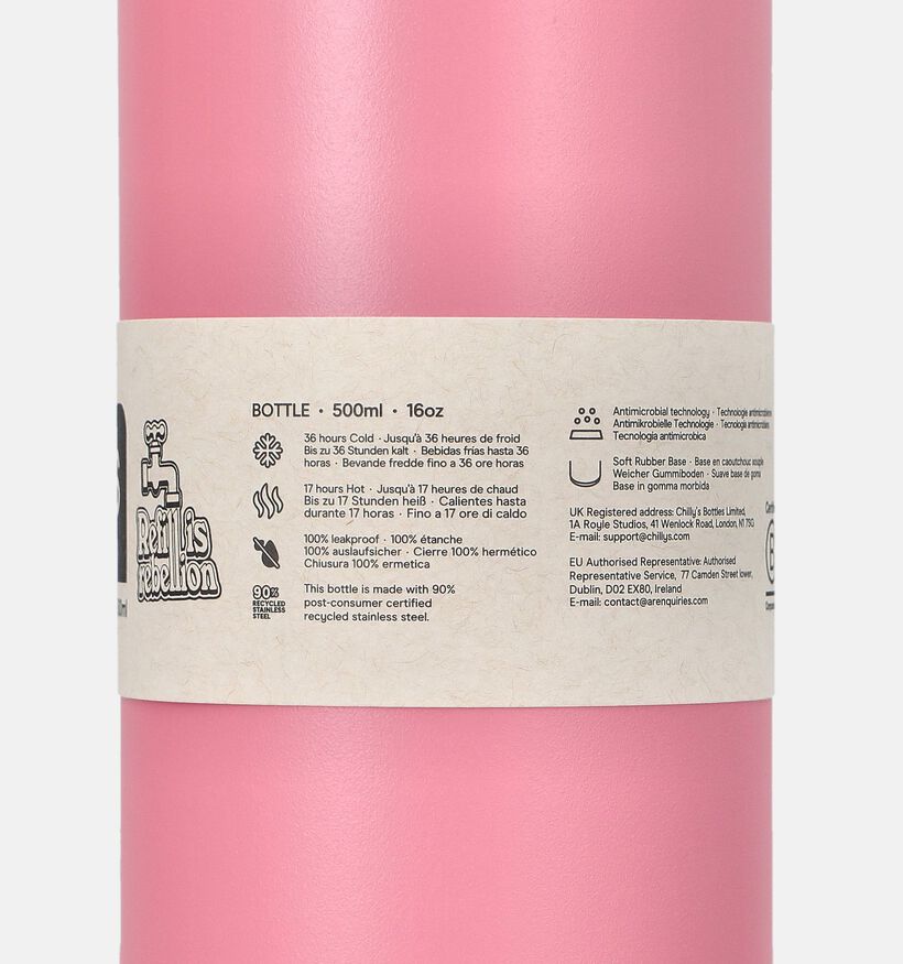 Chilly's Series 3 Roze Drinkbus 500ml voor dames (381620)