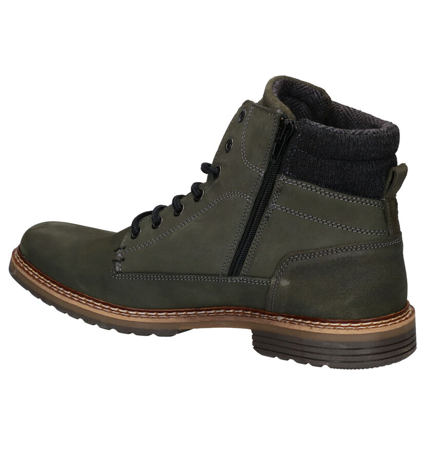 Bullboxer Kaki Bottines in nubuck (276990)