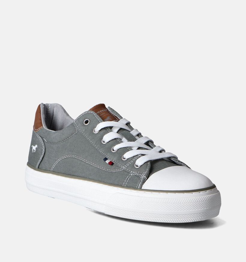 Mustang Chaussures à lacets en Gris pour femmes (351244)