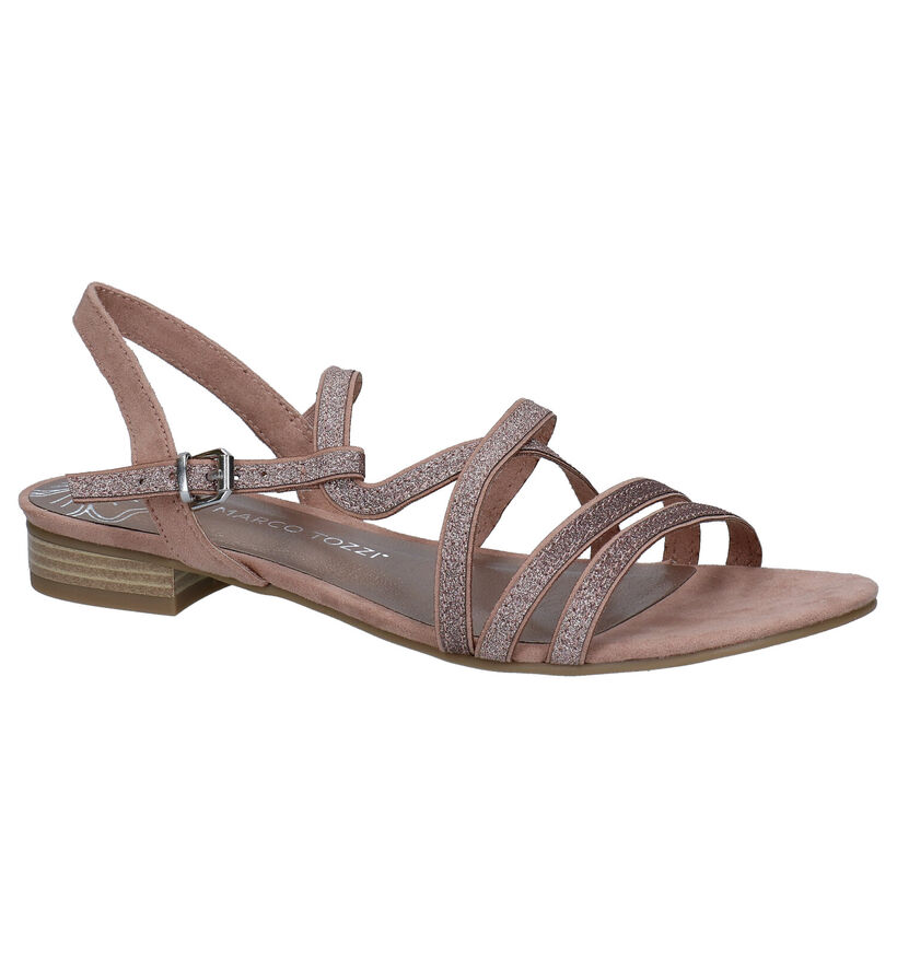 Marco Tozzi Roze Sandalen in stof (270680)