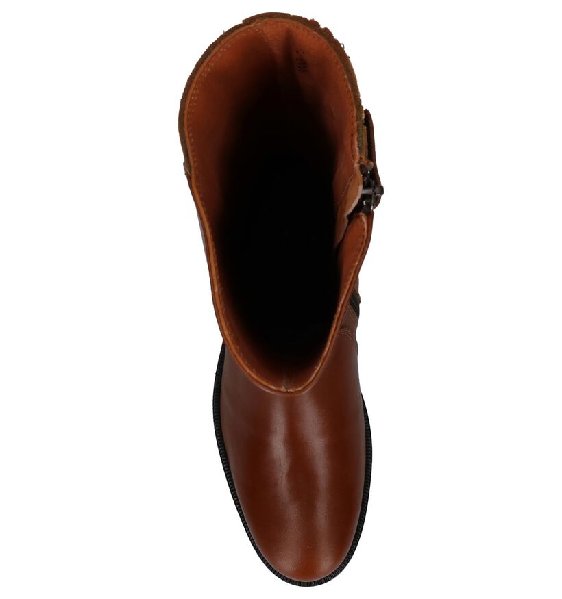 Hampton Bays Bottes hautes en Cognac en cuir (226138)