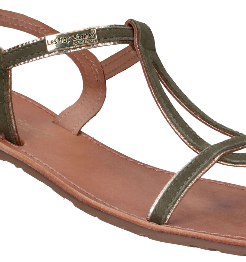 Les Tropeziennes Habuc Kaki Sandalen in nubuck (324764)