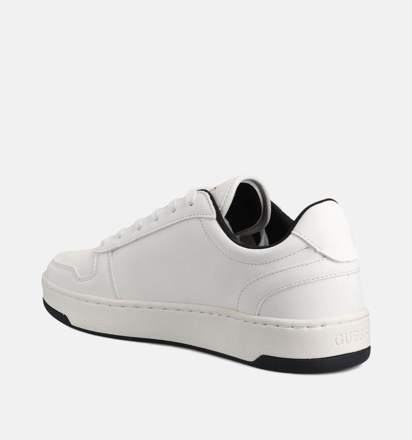 Guess Vadik Witte Veterschoenen voor heren (366519) - geschikt voor steunzolen