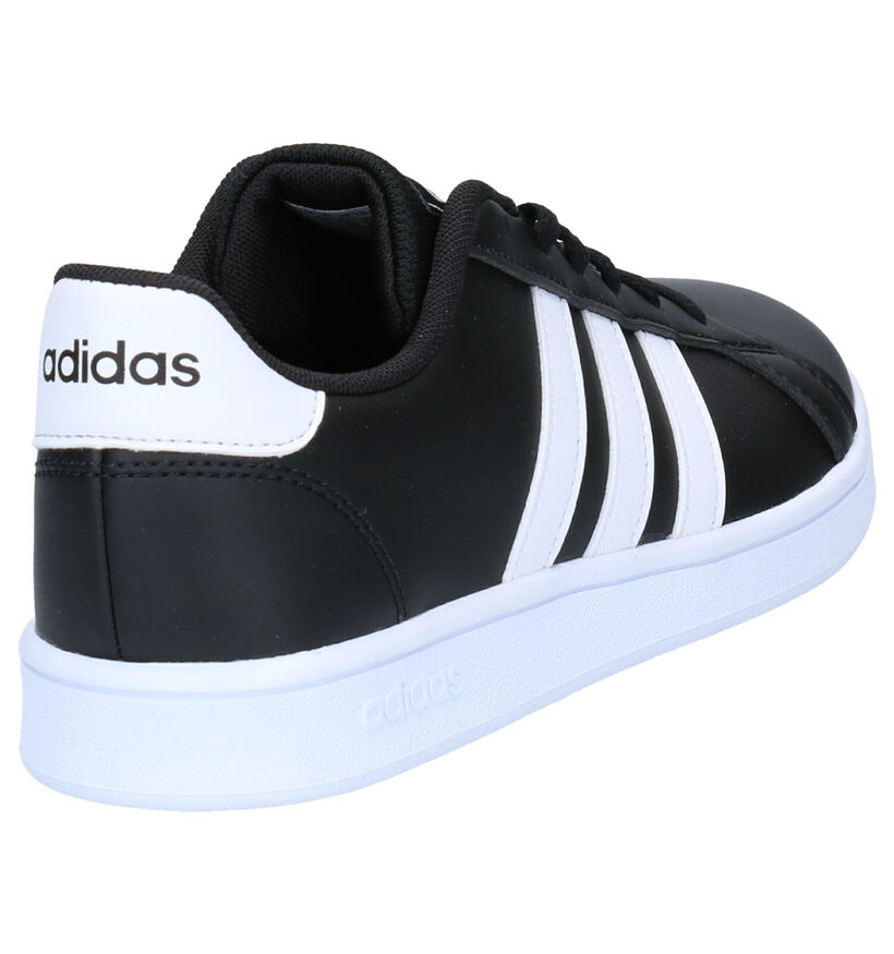 adidas Grand Court K Baskets en Blanc pour garçons (307966) - pour semelles orthopédiques