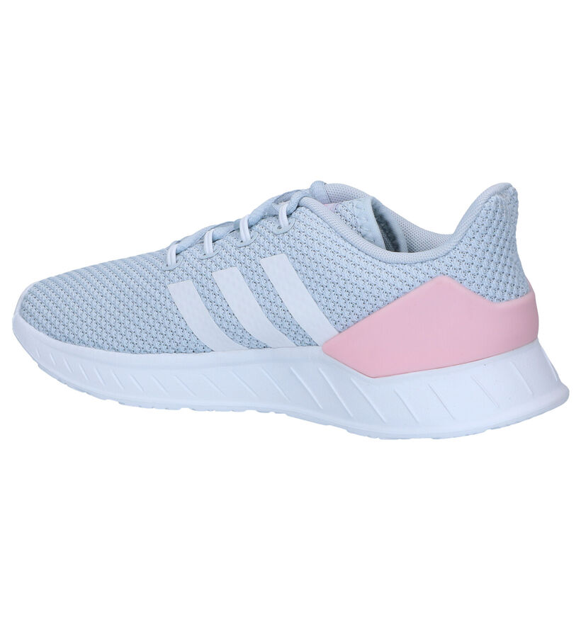 adidas Questar Flow Baskets en Bleu en textile (284530)