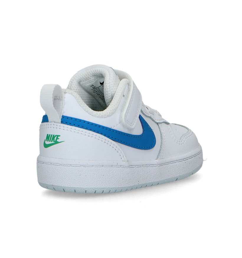 Nike Court Borough Baskets en Blanc pour garçons, filles (340221)