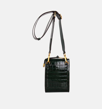 Laurent David Crossbody tassen Bruin/Bordeaux/Groen