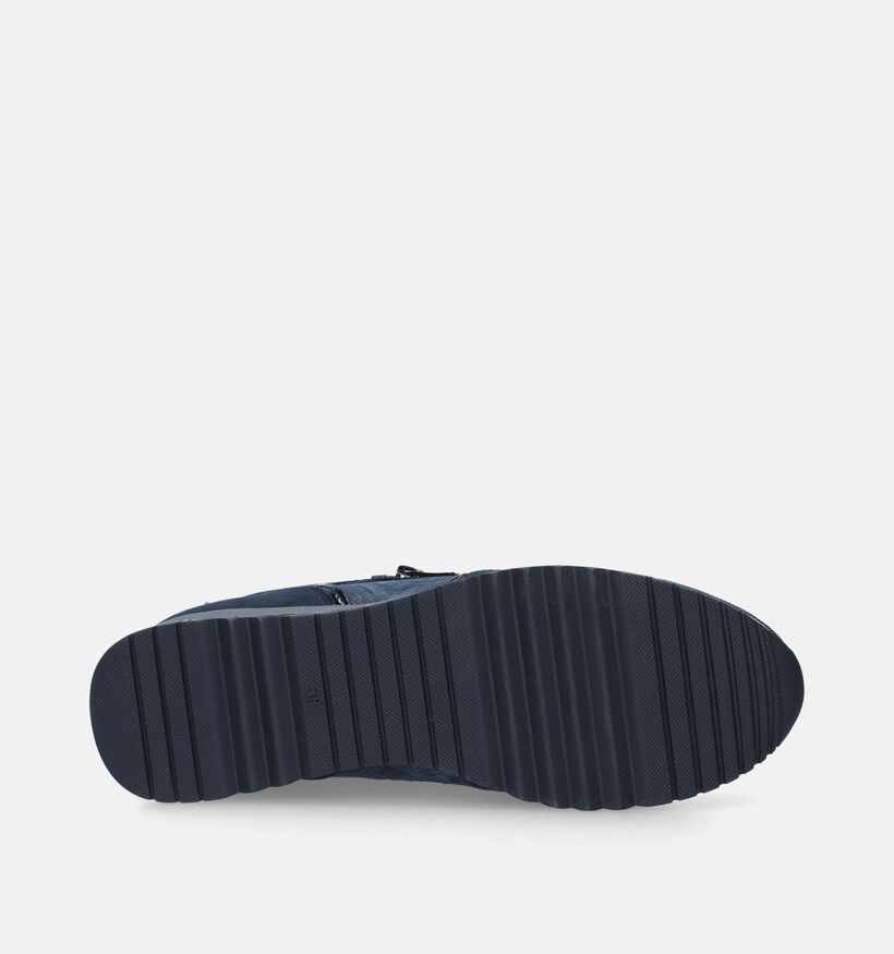 Marco Tozzi Blauwe Sneakers voor dames (344572) - geschikt voor steunzolen
