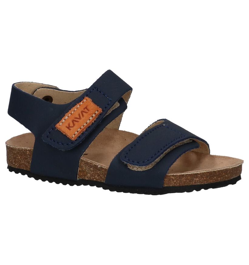 Cognac Sandalen Kavat Bomhus in leer (247827)