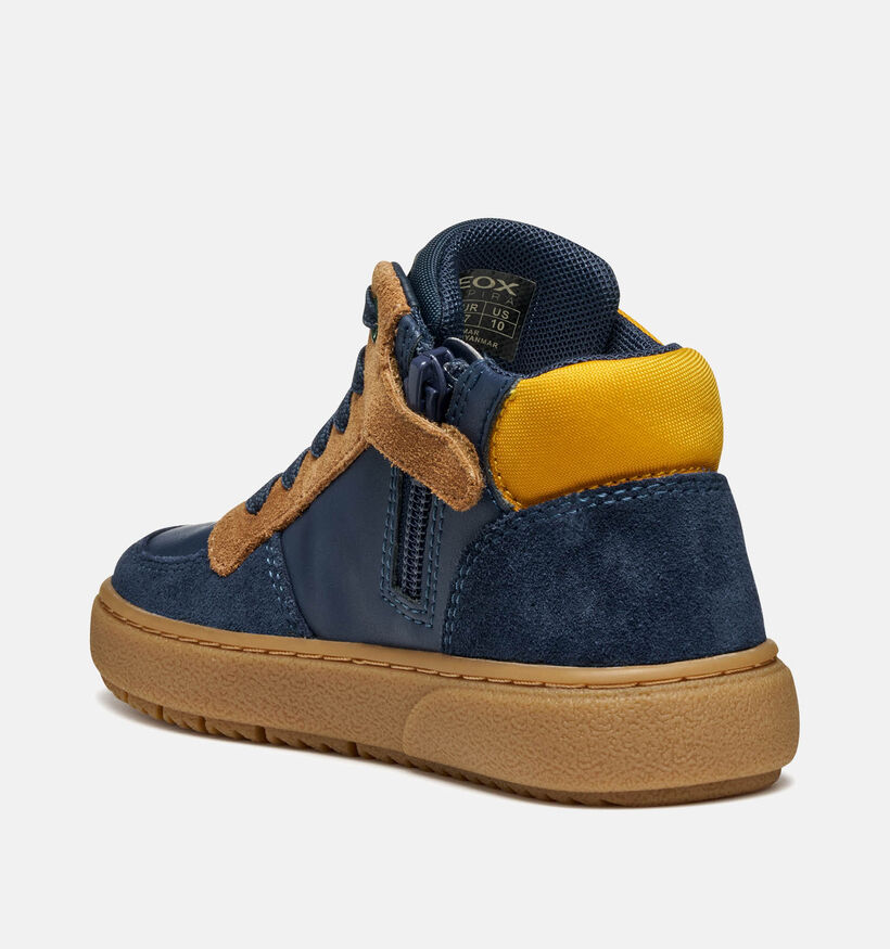 Geox Theleven Blauwe Hoge Schoenen voor jongens (361947) - geschikt voor steunzolen