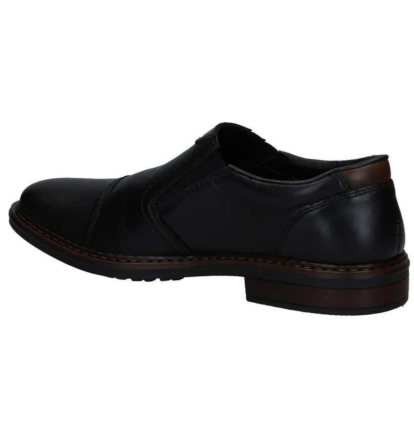 Rieker Chaussures à enfiler en Noir pour hommes (327938)