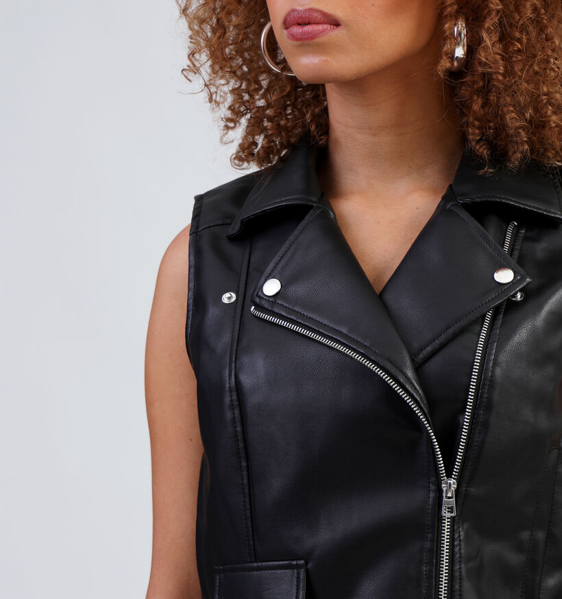 JDY Newetta Zwart Biker Jacket voor dames (332472)