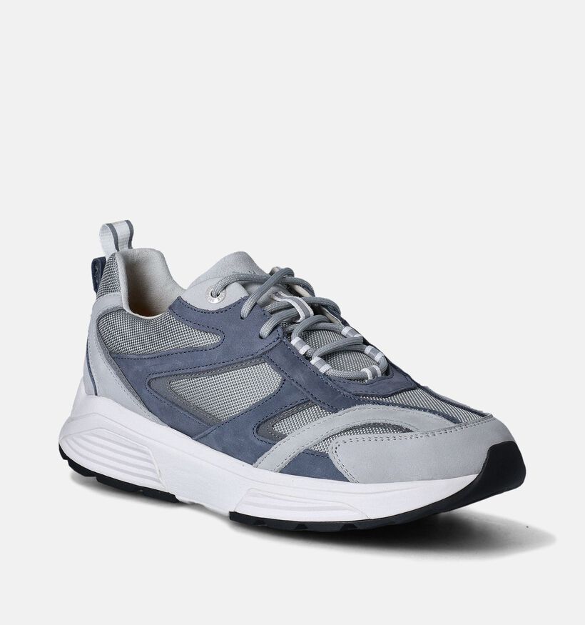 Xsensible Brooklyn Blauwe Veterschoenen voor heren (356532) - geschikt voor steunzolen