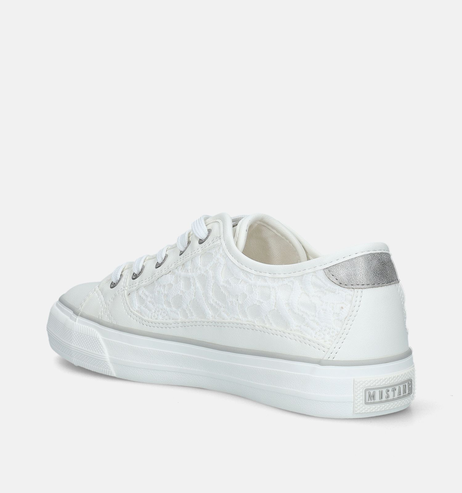 Mustang sneakers wit dames best sale