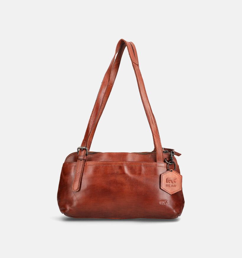 Bear Design Sac &agrave; bandouli&egrave;re en Cognac pour femmes (382117)