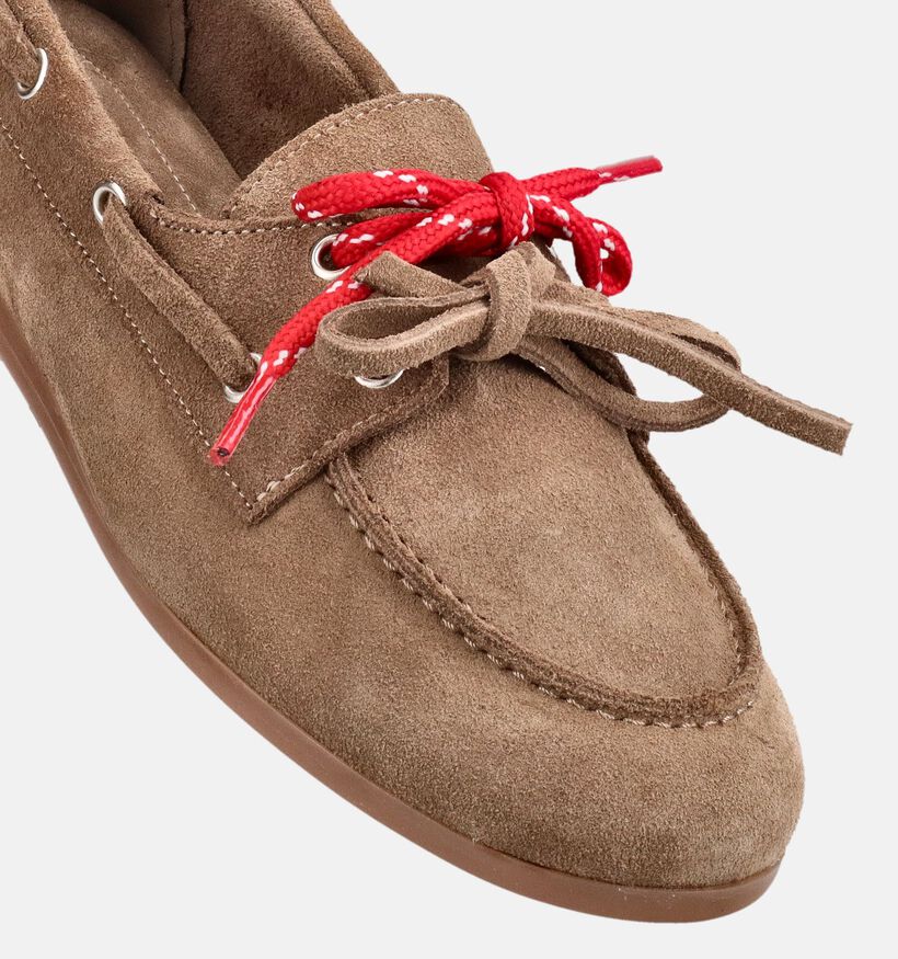 Laurent David Dockside Kakigroene Bootschoenen voor dames (384356)