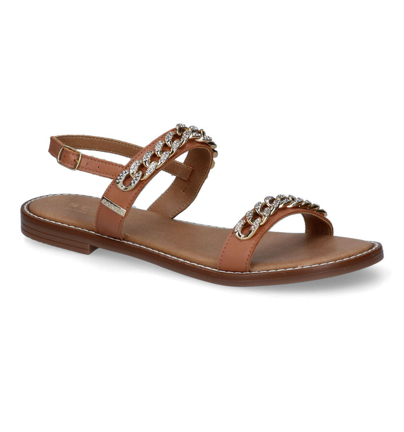 Scapa Cognac Sandalen voor dames (307058)