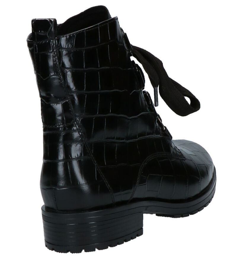 Gabor Zwarte Boots in lakleer (262279)