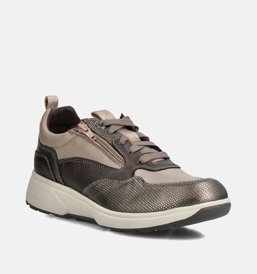 Xsensible GRENOBLE Bronze Sneakers voor dames (363589) - geschikt voor steunzolen