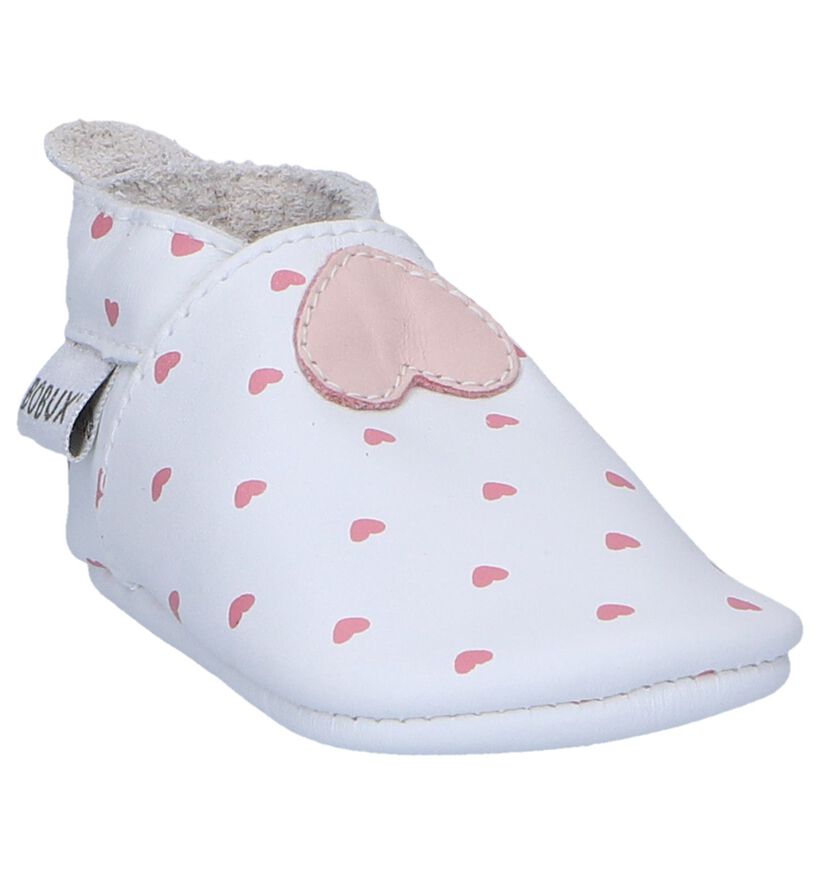 Bobux Chaussons pour bébé en Blanc en cuir (261085)