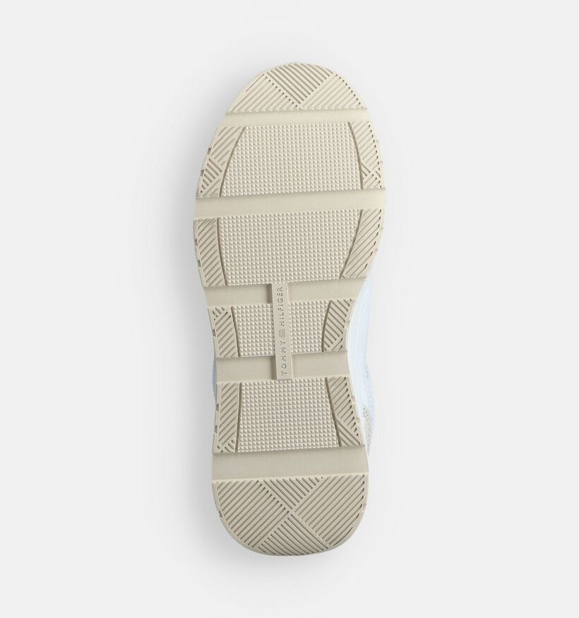 Tommy Hilfiger Fashion Runner Baskets en Blanc pour femmes (366174) - pour semelles orthopédiques