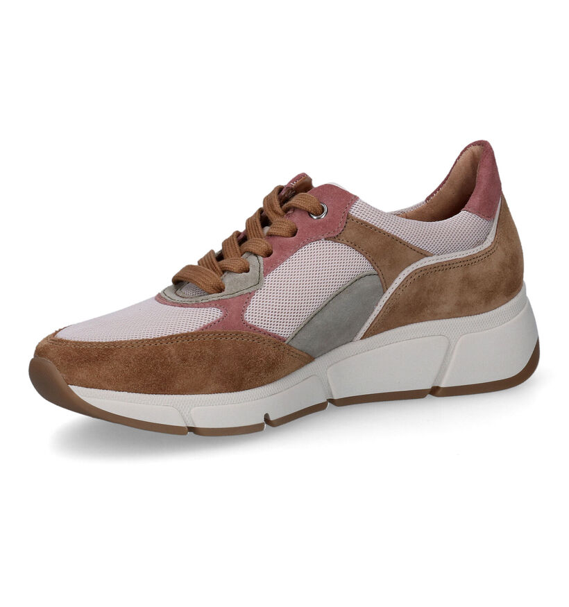 Gabor OptiFit Cognac Sneakers in daim (315238)