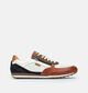 Pikolinos Liverpool Witte/Cognac Rits-Veterschoenen voor heren (370605) - geschikt voor steunzolen