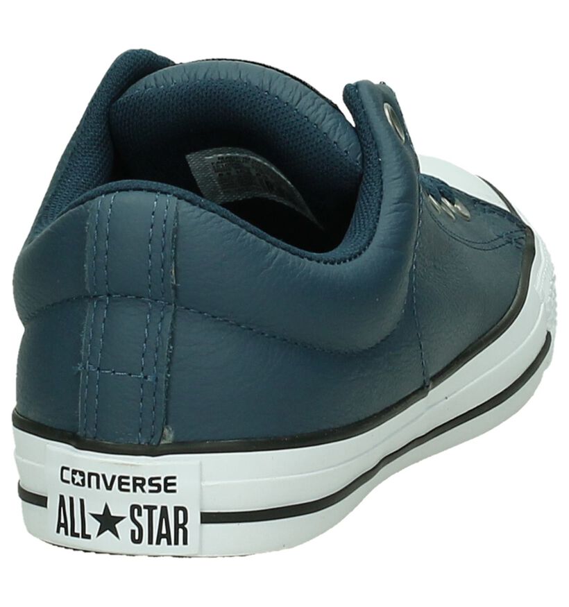 Converse CT All Star High Street Lage Blauwe Sneakers, , pdp