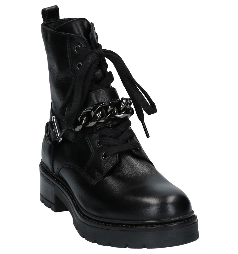 Via Limone Zwarte Boots in leer (258780)