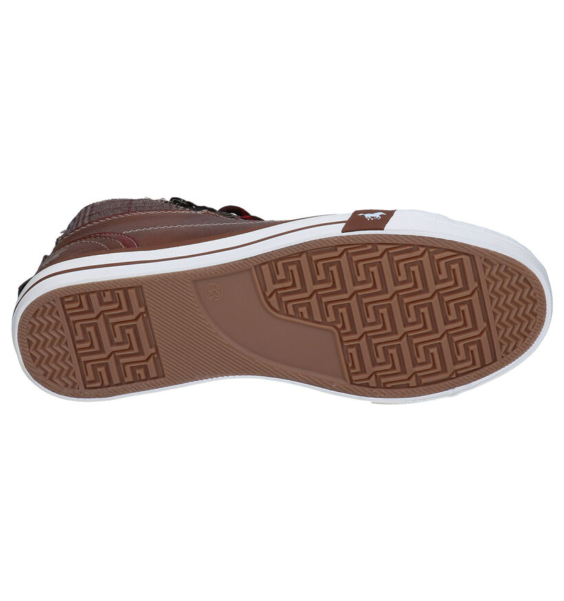 Mustang Baskets montantes en Cognac pour femmes (294327)