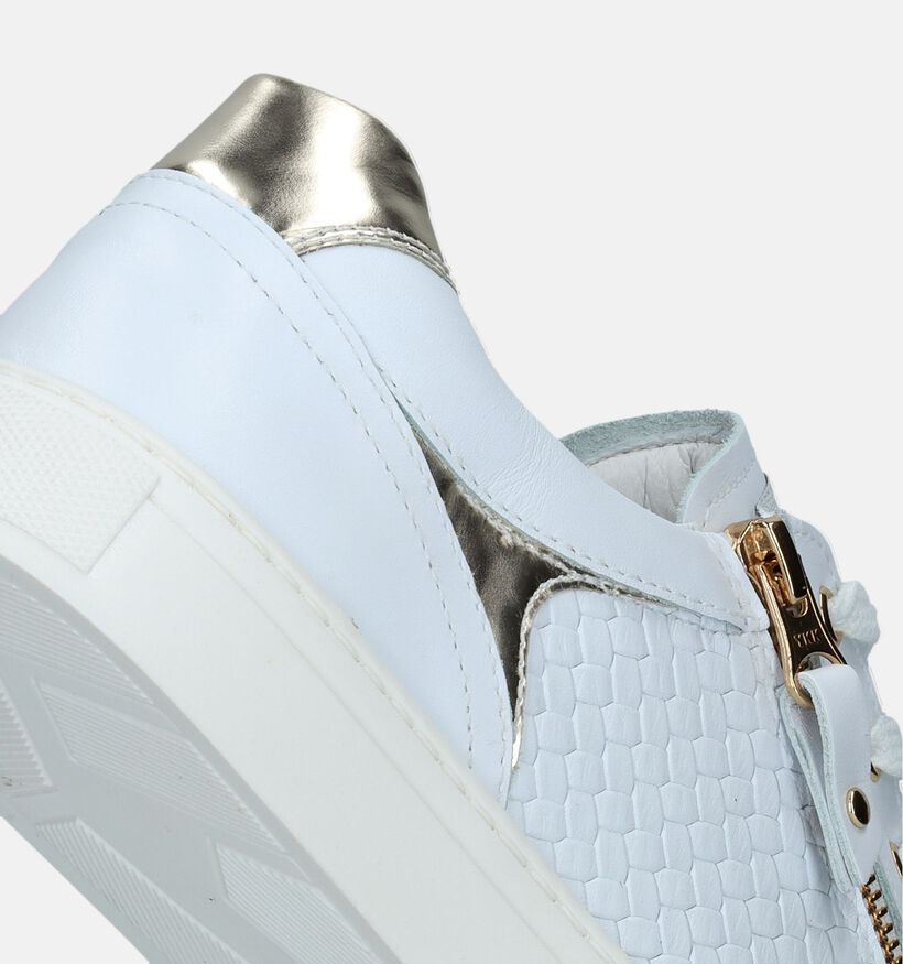 NeroGiardini Witte Sneakers voor dames (337175) - geschikt voor steunzolen