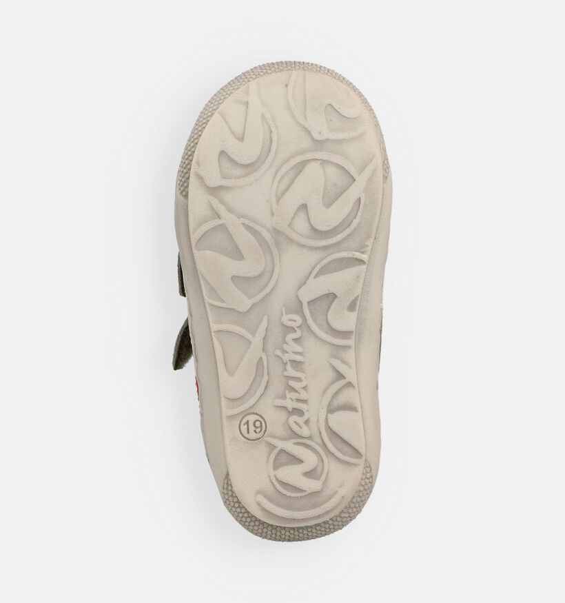 Naturino Macks 3 VL Suede Kaki Babyschoenen voor meisjes, jongens (371626) - geschikt voor steunzolen