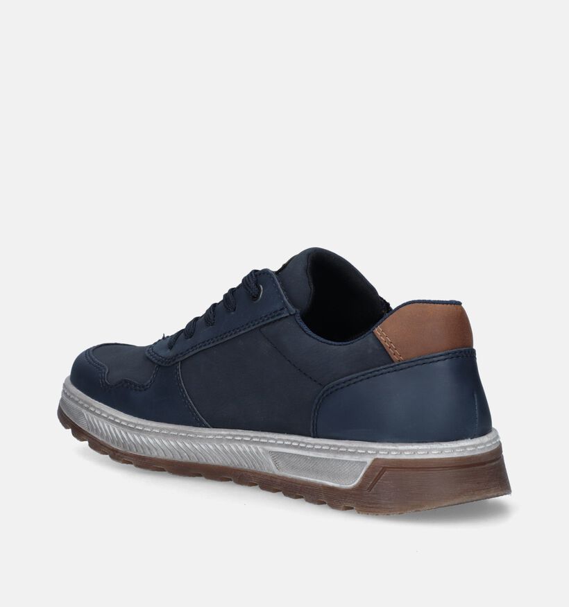 Rieker Blauwe Veterschoenen voor heren (344396)