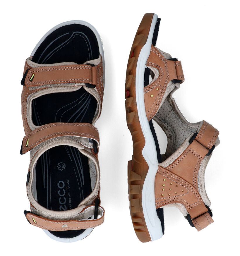 ECCO Offroad Lite Naturel Sandalen in nubuck (307489)