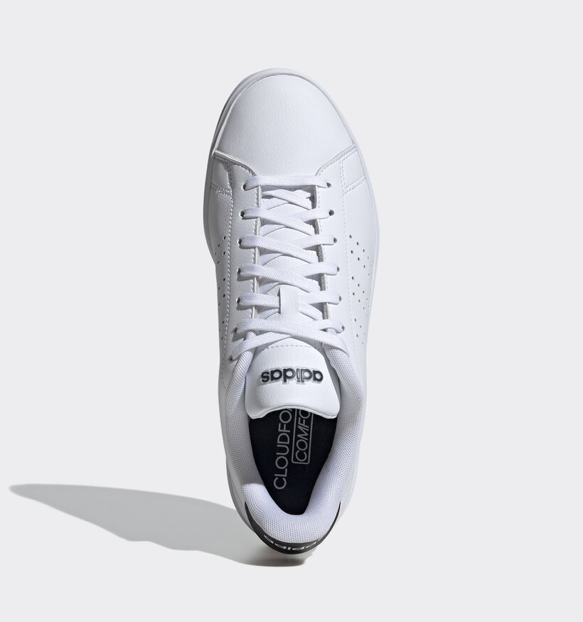 adidas Advantage 2.0 Baskets basses en Blanc pour hommes (372944) - pour semelles orthop&eacute;diques