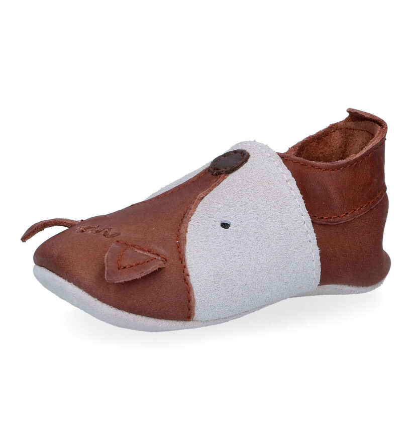 Bobux Foxy Chaussons pour bébé en Marron pour garçons (315037)