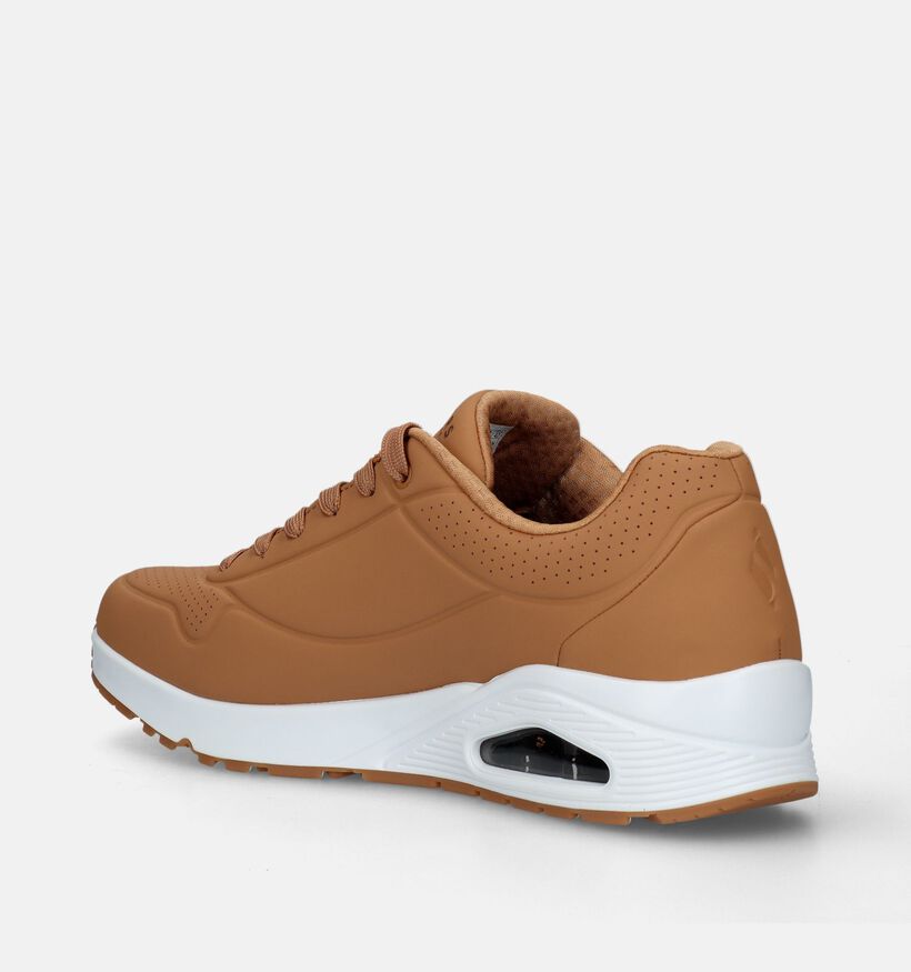 Skechers Uno Stand On Air Zwarte Sneakers voor heren (366495) - geschikt voor steunzolen