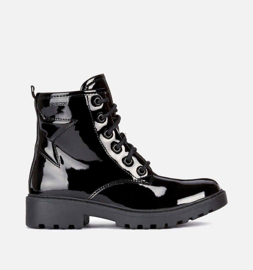 Geox Casey Boots en Noir pour filles (361916) - pour semelles orthopédiques