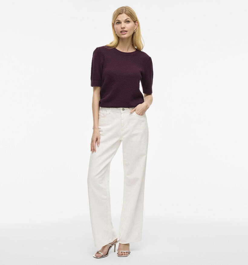 Vila Pull en Bordeaux pour femmes (361344)