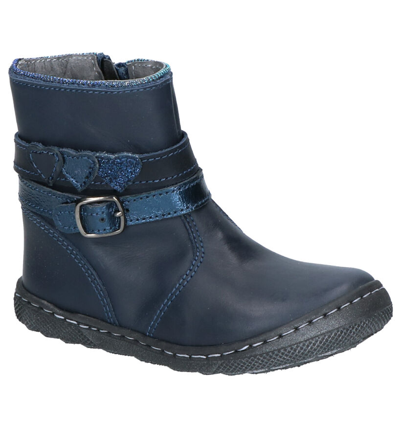 Mkids Bottes basses en Bleu foncé en cuir (254963)