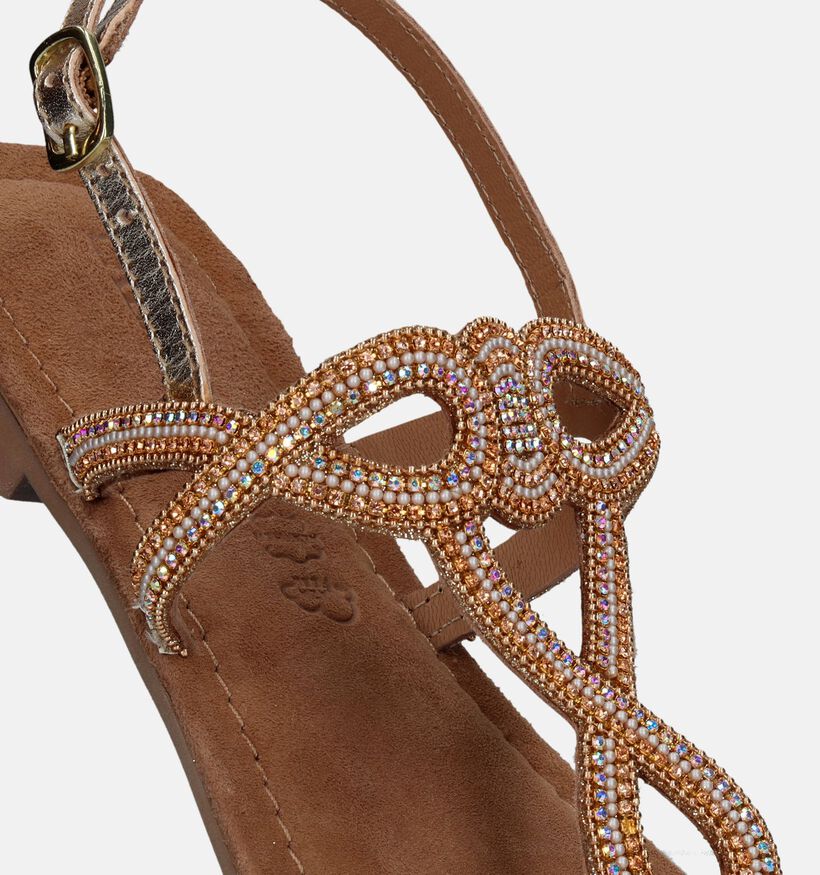 Lazamani Gouden Sandalen voor dames (338383)