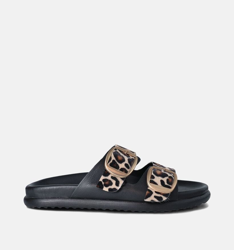Laurent David Zwarte Slippers voor dames (357847)